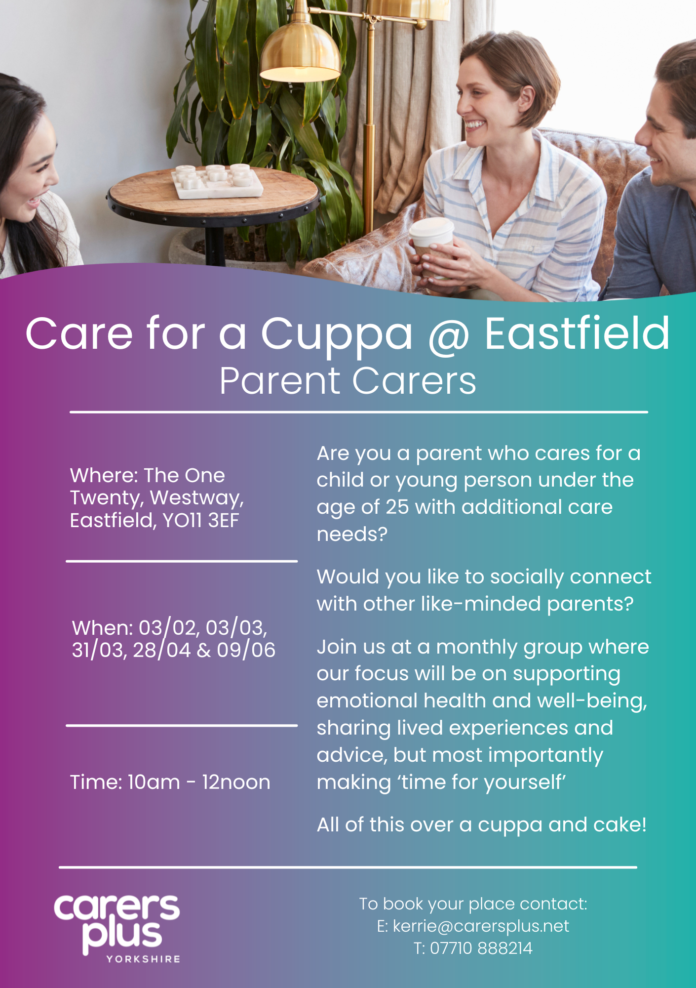 Parent Carer Cuppa club @ Eastfield (1)